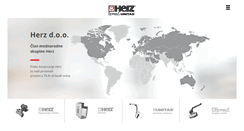 Desktop Screenshot of herz.si